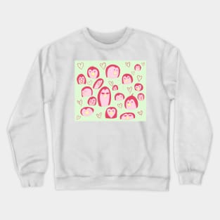 PINK PENGUINS Crewneck Sweatshirt